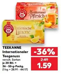 Kaufland TEEKANNE Internationaler Teegenuss Angebot