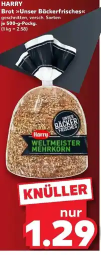Kaufland Harry Brot »Unser Bäckerfrisches« Angebot
