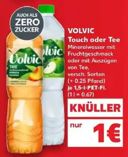 Kaufland Volvic Touch oder Tee Angebot