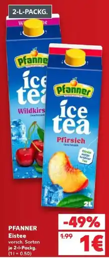 Kaufland Pfanner Eistee Angebot