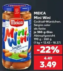 Kaufland Meica Mini Wini Cocktail-Würstchen Angebot