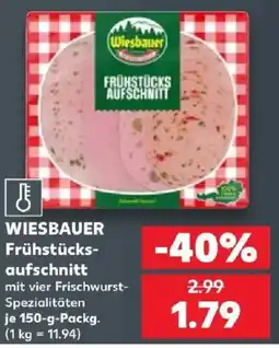 Kaufland WIESBAUER Frühstücks-aufschnitt Angebot