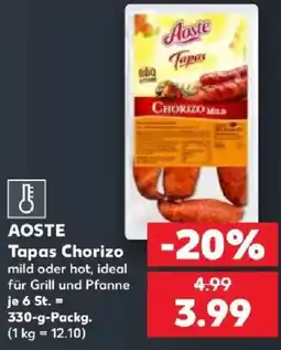 Kaufland Aoste Tapas Chorizo Angebot