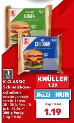 Kaufland K-CLASSIC Schmelzkäsescheiben Angebot