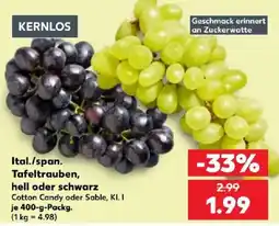 Kaufland Ital./span. Tafeltrauben Angebot