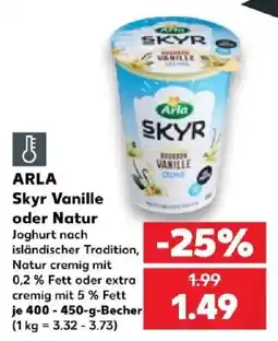 Kaufland ARLA Skyr Vanille oder Natur Angebot