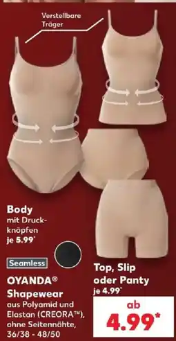 Kaufland OYANDA Shapewear Angebot
