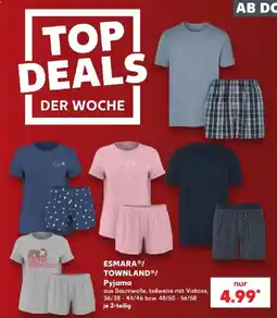 Kaufland ESMARA/TOWNLAND/Pyjama Angebot