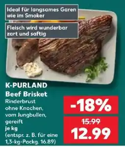 Kaufland K-PURLAND Beef Brisket Angebot