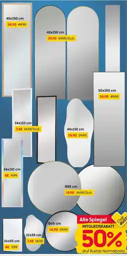 Rusta Alle Spiegel Angebot