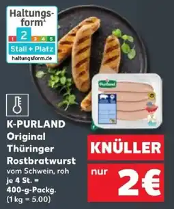 Kaufland K-PURLAND Original Thüringer Rostbratwurst Angebot