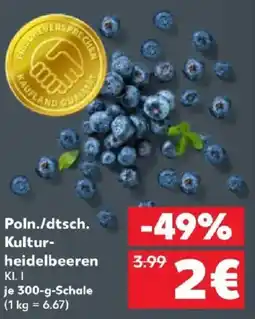 Kaufland Poln./dtsch. Kultur-heidelbeeren Angebot