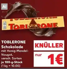 Kaufland TOBLERONE Schokolade Angebot