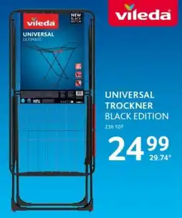 Selgros vileda UNIVERSAL TROCKNER BLACK EDITION Angebot
