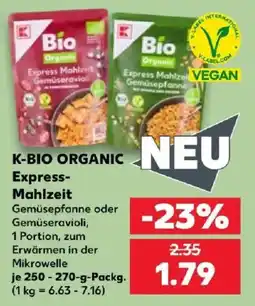 Kaufland K-BIO ORGANIC Express-Mahlzeit Angebot