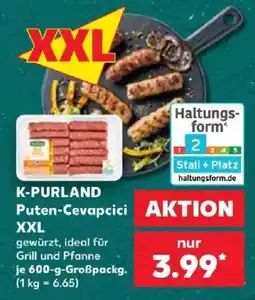 Kaufland K-PURLAND Puten-Cevapcici XXL Angebot