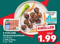 Kaufland K-PURLAND Schweinehackfleisch Angebot