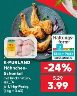 Kaufland K-PURLAND Hähnchenschenkel Angebot