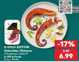 Kaufland K-GOLD EDITION Gekochter Oktopus Angebot
