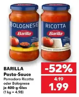 Kaufland Barilla Pasta-Sauce Angebot