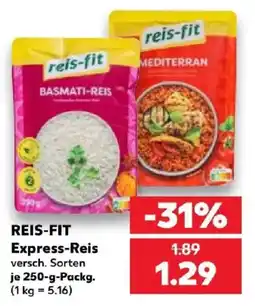 Kaufland REIS-FIT Express-Reis Angebot