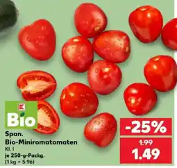 Kaufland Span. Bio-Miniromatomen Angebot