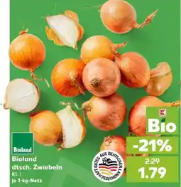 Kaufland Bioland dtsch. Zwiebeln Angebot
