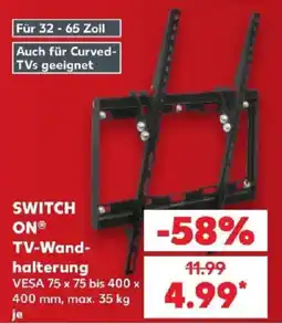 Kaufland SWITCH ON® TV-Wandhalterung Angebot