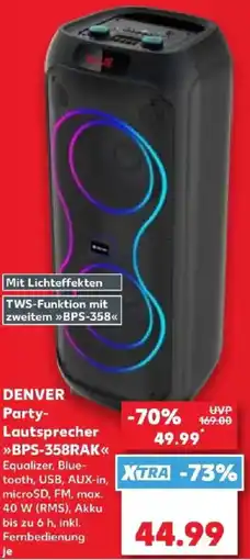 Kaufland DENVER Party-Lautsprecher »BPS-358RAK« Angebot