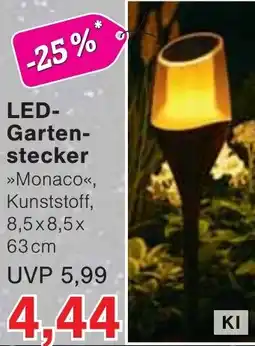 Wiglo Wunderland LED-Gartenstecker »Monaco« Angebot