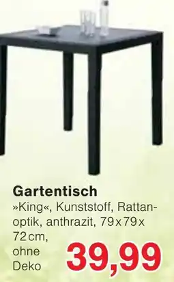 Wiglo Wunderland Gartentisch »King« Angebot
