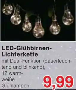 Wiglo Wunderland LED-Glühbirnen-Lichterkette Angebot