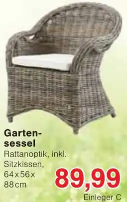 Wiglo Wunderland Gartensessel Rattanoptik Angebot