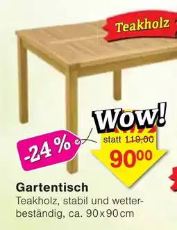 Wiglo Wunderland Gartentisch Teakholz Angebot