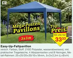 Wiglo Wunderland Mega-Posten Pavillons Easy-Up-Faltpavillon Angebot