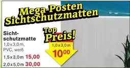 Wiglo Wunderland Mega-Posten Sichtschutzmatten Angebot