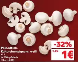 Kaufland Poln./dtsch. Kulturchampignons, weiß Angebot