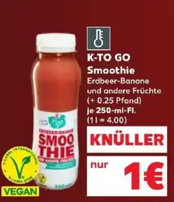 Kaufland K-TO GO Smoothie Erdbeer-Banane Angebot