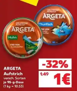 Kaufland ARGETA Aufstrich Angebot
