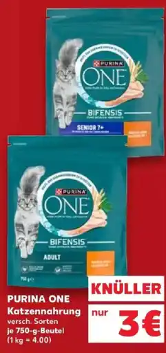 Kaufland PURINA ONE Katzenfutter Angebot