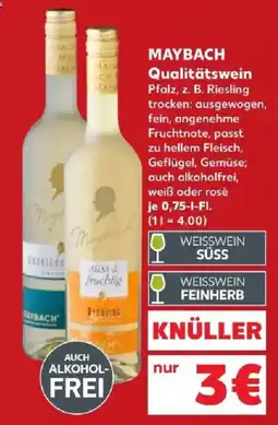 Kaufland MAYBACH Qualitätswein Angebot