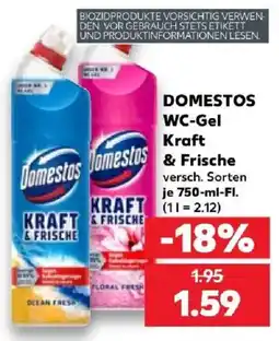 Kaufland Domestos WC-Gel Kraft & Frische Angebot