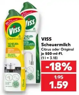 Kaufland VISS Scheuermilch Angebot