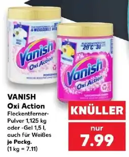 Kaufland Vanish Oxi Action Fleckentferner Angebot