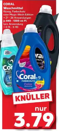 Kaufland Coral Waschmittel Angebot