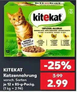 Kaufland KITEKAT Katzenfutter Angebot