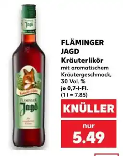 Kaufland FLÄMINGER JAGD Kräuterlikör Angebot