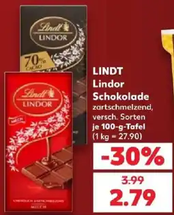 Kaufland Lindt Lindor Schokolade Angebot