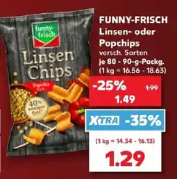 Kaufland funny-frisch Linsen Chips Angebot