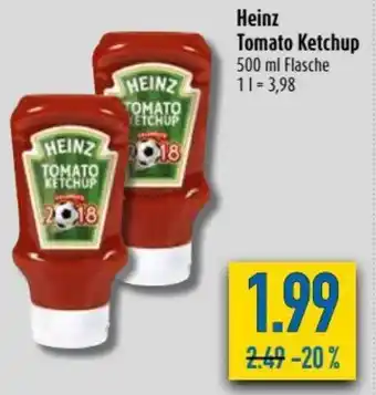 diska Heinz Tomato Ketchup 500ml Angebot